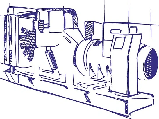 Дизель-генератор ЭТРО  АД100-Т400-1Р двигатель Weichai
